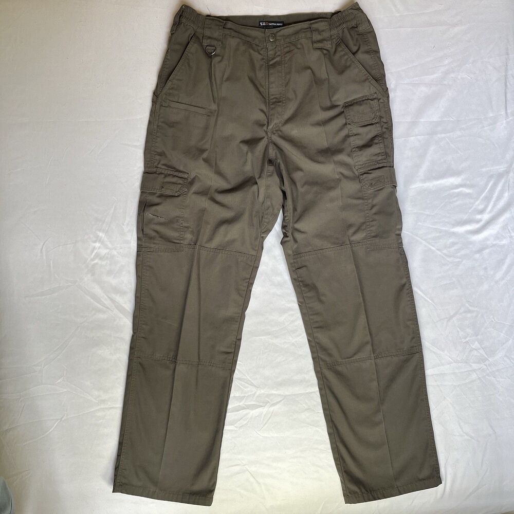 5.11 Tactical Pants Mens 36x32 Cargo Ripstop Taclite Pro Green Utility EMS 74273